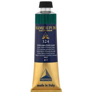 Maimeri Puro Yağlı Boya 40 ML 324 Cupric Green Phthalo Deep - 3