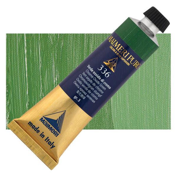 Maimeri Puro Yağlı Boya 40 ML 336 Chrome Oxide Green - 1