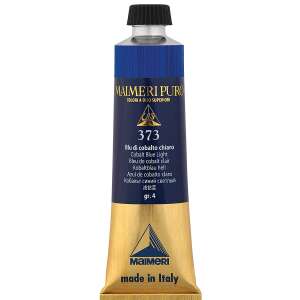 Maimeri Puro Yağlı Boya 40 ML 373 Cobalt Blue Light - 3