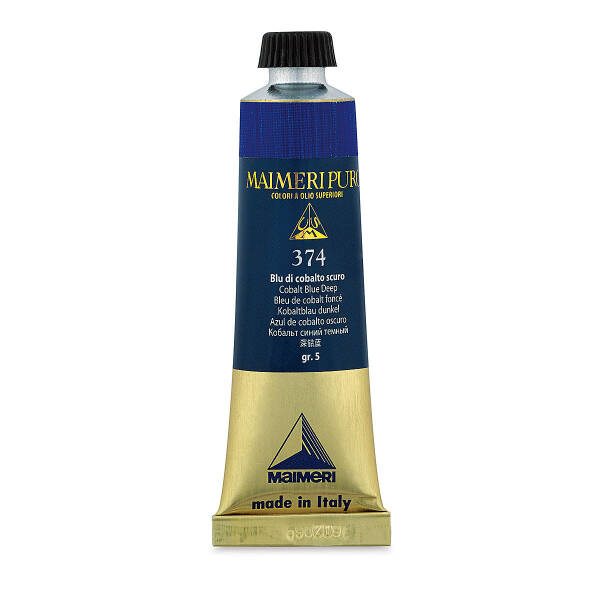 Maimeri Puro Yağlı Boya 40 ML 374 Cobalt Blue Deep - 3