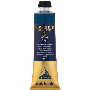 Maimeri Puro Yağlı Boya 40 ML 381 Cobalt Blue Greenish - 3
