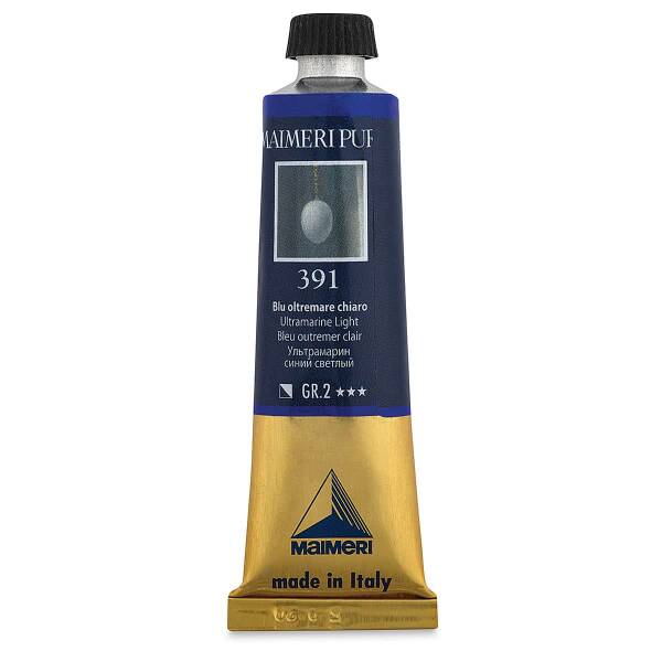 Maimeri Puro Yağlı Boya 40 ML 391 Ultramarine Light - 3