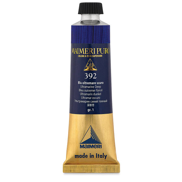 Maimeri Puro Yağlı Boya 40 ML 392 Ultramarine Deep - 3
