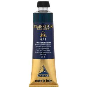 Maimeri Puro Yağlı Boya 40 ML 431 Phthalocyanine Turquoise - 3