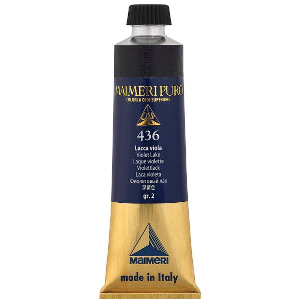 Maimeri Puro Yağlı Boya 40 ML 436 Violet Lake - 3
