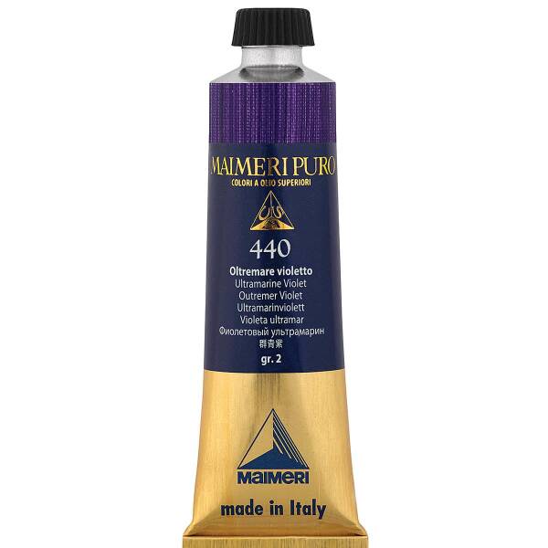 Maimeri Puro Yağlı Boya 40 ML 440 Ultramarine Violet - 3