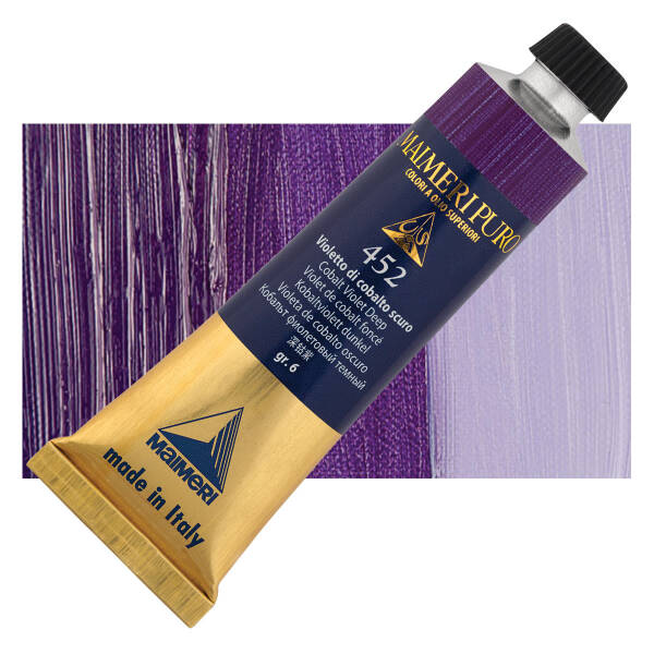 Maimeri Puro Yağlı Boya 40 ML 452 Dark Cob Violet - 1