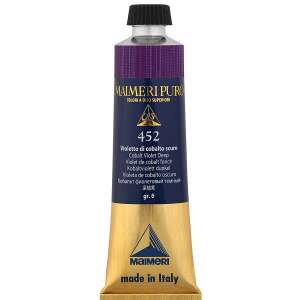 Maimeri Puro Yağlı Boya 40 ML 452 Dark Cob Violet - 3