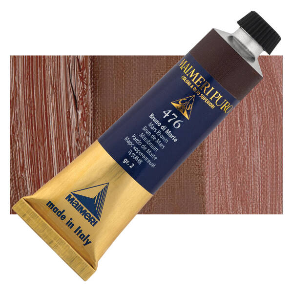 Maimeri Puro Yağlı Boya 40 ML 476 Mars Brown - 1