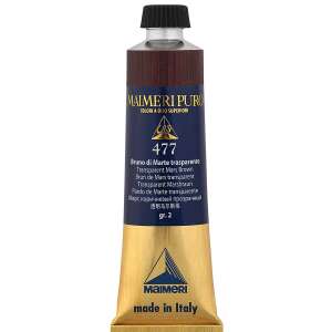 Maimeri Puro Yağlı Boya 40 ML 477 Transparent Mars Brown - 3