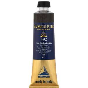 Maimeri Puro Yağlı Boya 40 ML 492 Burnt Umber - 3