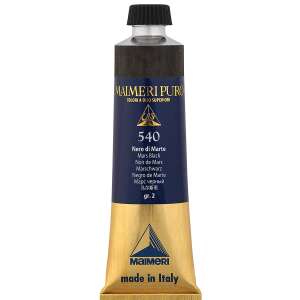 Maimeri Puro Yağlı Boya 40 ML 540 Mars Black - 3
