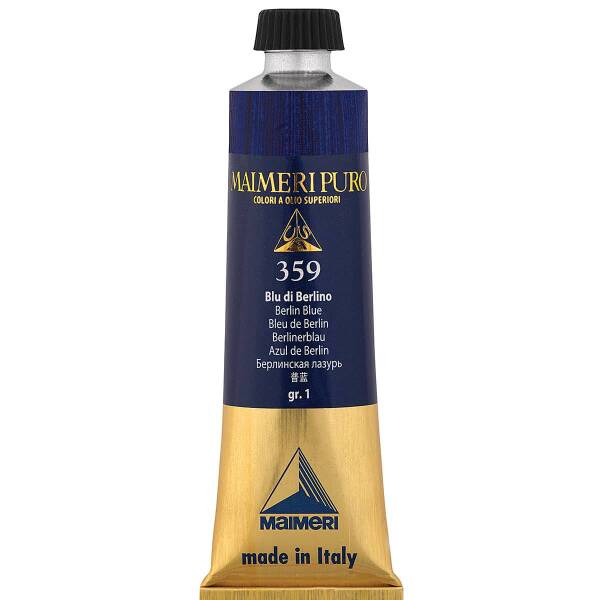 Maimeri Puro Yağlı Boya 40 ML Berlin Blue - 3