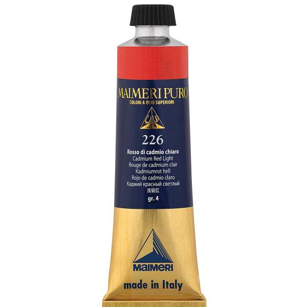 Maimeri Puro Yağlı Boya 40 ML Cadmium Red Light - 3