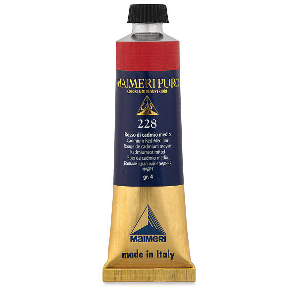 Maimeri Puro Yağlı Boya 40 ML Cadmium Red Medium - 3