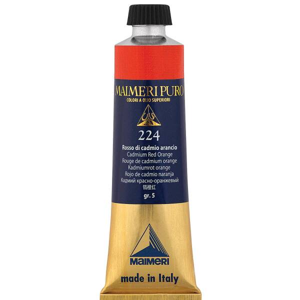 Maimeri Puro Yağlı Boya 40 ML Cadmium Red Orange - 3