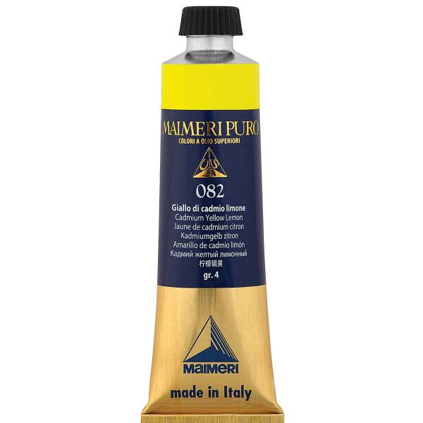 Maimeri Puro Yağlı Boya 40 ML Cadmium Yellow Lemon - 3