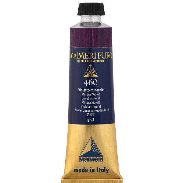 Maimeri Puro Yağlı Boya 40 ML Mineral Violet - 3