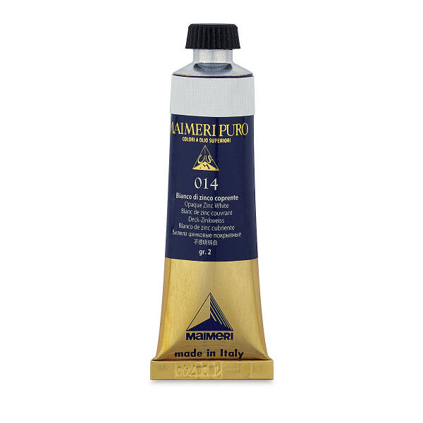 Maimeri Puro Yağlı Boya 40 ML Opaque Zinc White - 3