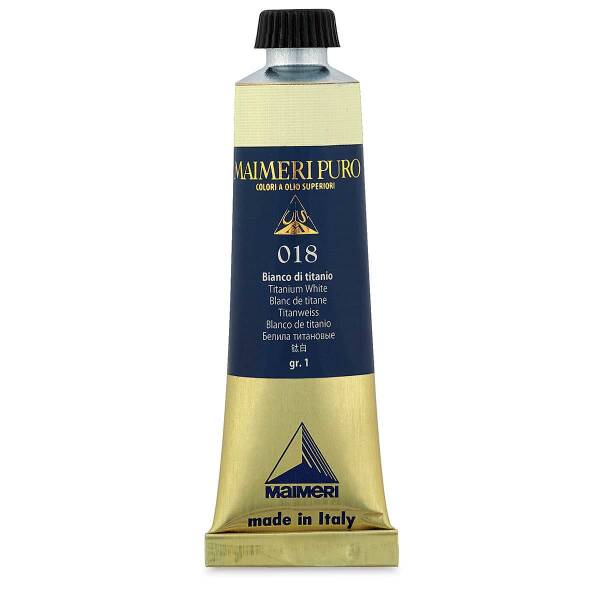 Maimeri Puro Yağlı Boya 40 ML Titanium White - 3