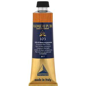 Maimeri Puro Yağlı Boya 40 ML Transparent Mars Yellow - 3