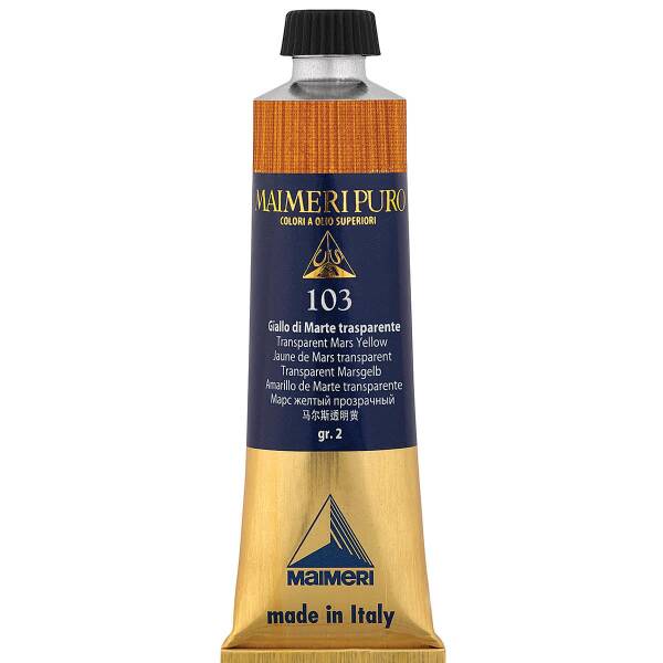 Maimeri Puro Yağlı Boya 40 ML Transparent Mars Yellow - 3