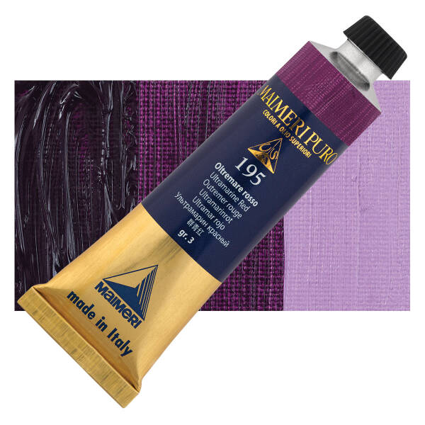 Maimeri Puro Yağlı Boya 40 ML Ultramarine Red - 1