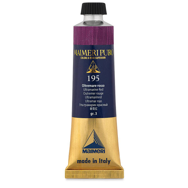 Maimeri Puro Yağlı Boya 40 ML Ultramarine Red - 3