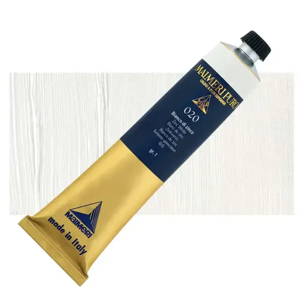 Maimeri Puro Yağlı Boya 80 ML Zinc White - 1