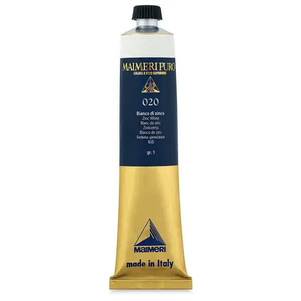 Maimeri Puro Yağlı Boya 80 ML Zinc White - 3