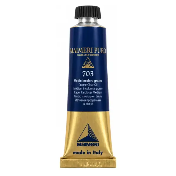 Maimeri Puro Medium 40 ML Coarse Clear Oil - 1