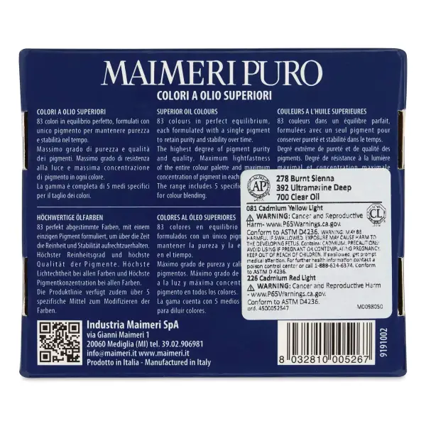 Maimeri Puro Yağlı Boya Set 5'li 15 ML - 2