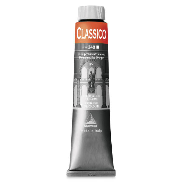 Maimeri Classico Yağlı Boya 200 ML 249 Permanent Red Orange - 3