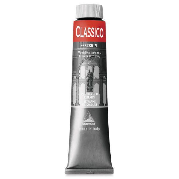 Maimeri Classico Yağlı Boya 200 ML 285 Vermilion Deep Hue - 3