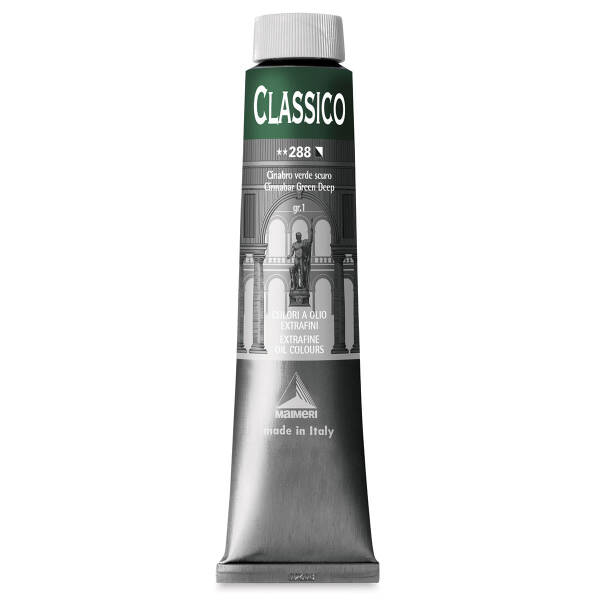 Maimeri Classico Yağlı Boya 200 ML 288 Cinnabar Green Deep - 3