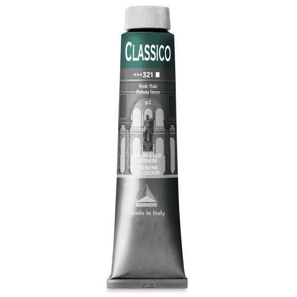 Maimeri Classico Yağlı Boya 200 ML 321 Phthalo Green - 3
