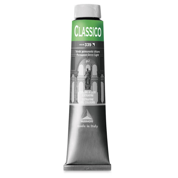 Maimeri Classico Yağlı Boya 200 ML 339 Permanent Green Light - 3