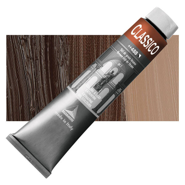 Maimeri Classico Yağlı Boya 200 ML 488 Brown Stil De Grain - 1