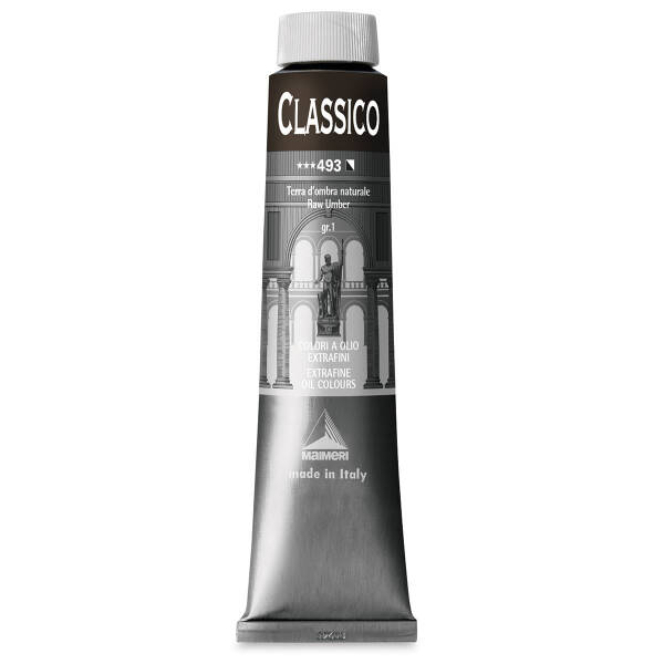 Maimeri Classico Yağlı Boya 200 ML 493 Raw Umber - 3