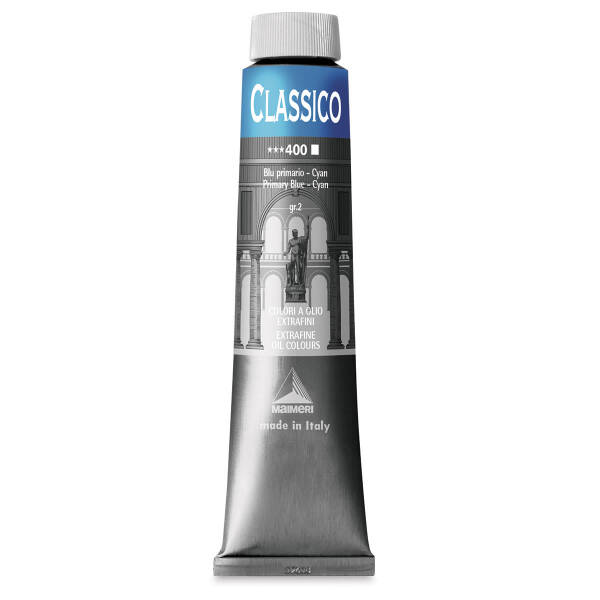 Maimeri Classico Yağlı Boya 200 ML Primary Blue Cyan - 3