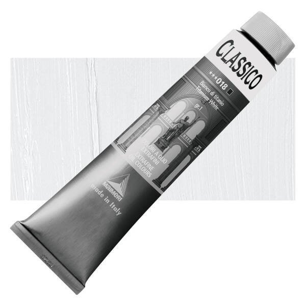 Maimeri Classico Yağlı Boya 200 ML Titanium White - 1
