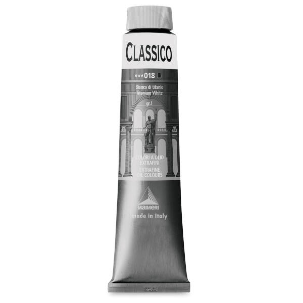 Maimeri Classico Yağlı Boya 200 ML Titanium White - 3
