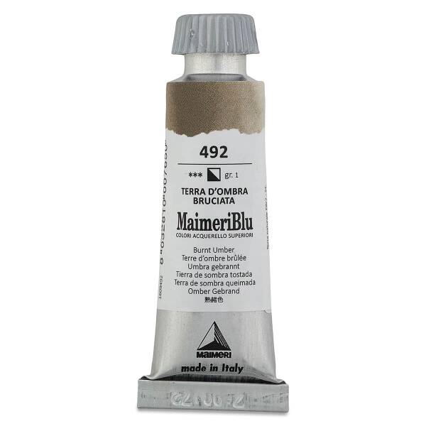 MaimeriBlu Sulu Boya 12 ML Burnt Umber - 3