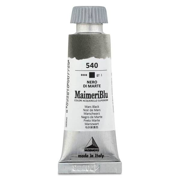 MaimeriBlu Sulu Boya 12 ML Mars Black - 3