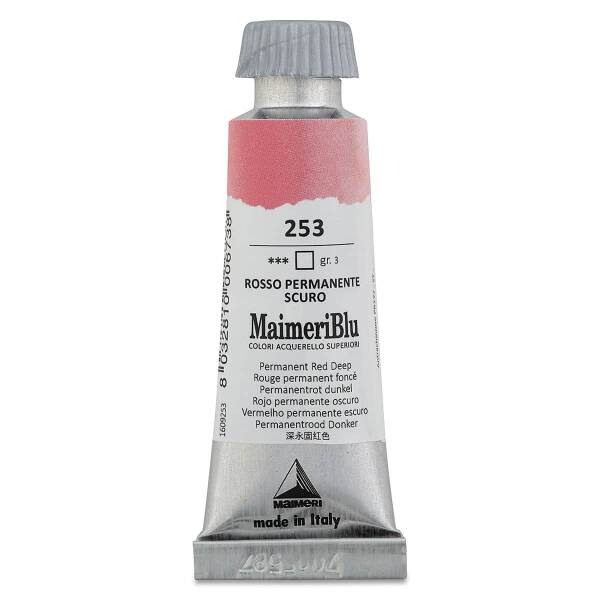 MaimeriBlu Sulu Boya 12 ML Permanent Red Deep - 3