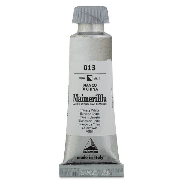 MaimeriBlu Tüp Sulu Boya 12 ML 013 Chinese White - 3