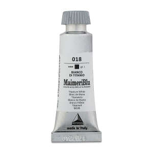 MaimeriBlu Tüp Sulu Boya 12 ML 018 Titanium White - 3