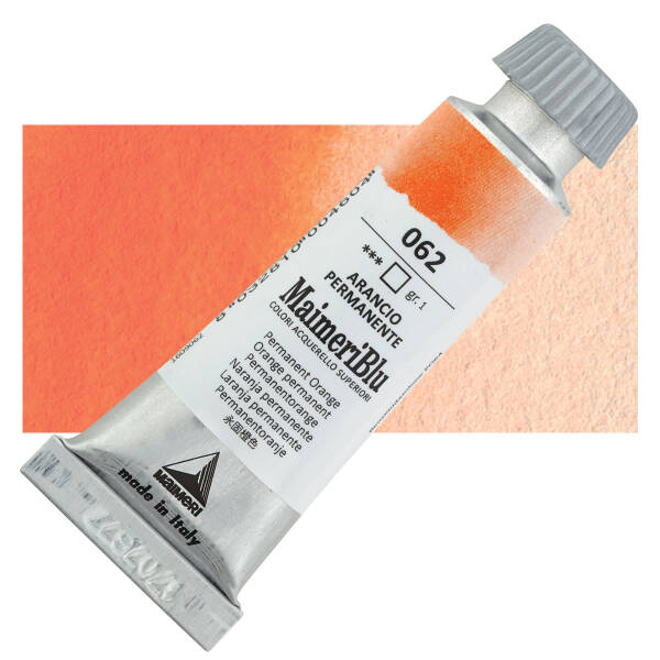 MaimeriBlu Tüp Sulu Boya 12 ML 062 Permanent Orange - 1