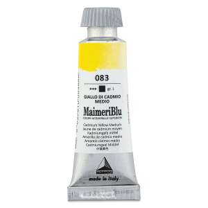 MaimeriBlu Tüp Sulu Boya 12 ML 083 Cadmium Yellow Medium - 3