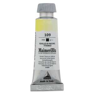 MaimeriBlu Tüp Sulu Boya 12 ML 109 Nickel Titanium Yellow - 3